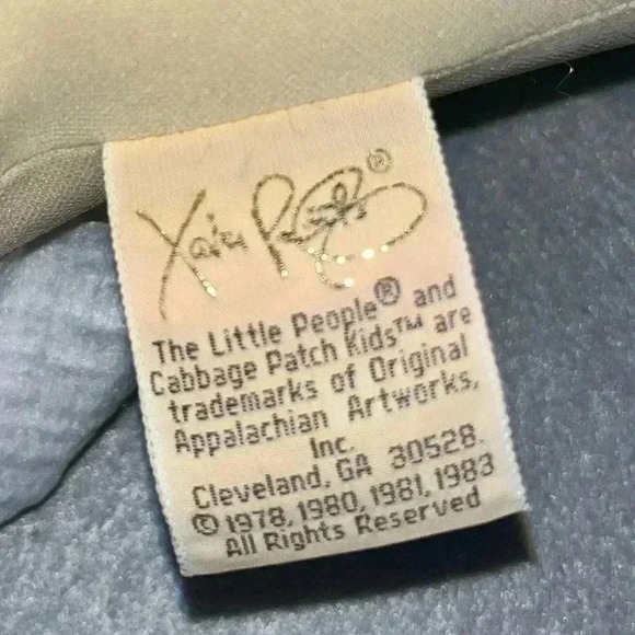 Little People 1984 Soft Sculpture Cabbage Patch Doll Boy no papers EUC VINTAGE - Picture 10 of 16